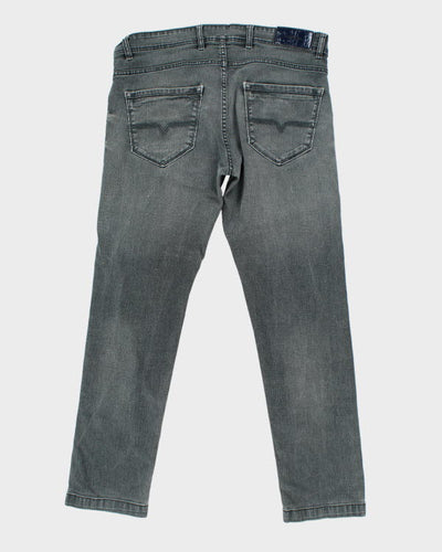 Vintage Y2K Diesel Slim Fit Grey Wash Jeans - W36 L29