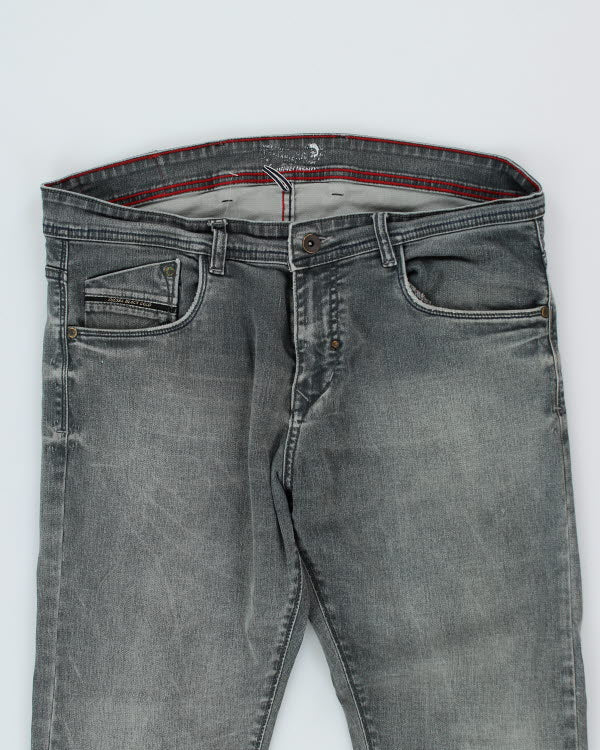 Vintage Y2K Diesel Slim Fit Grey Wash Jeans - W36 L29