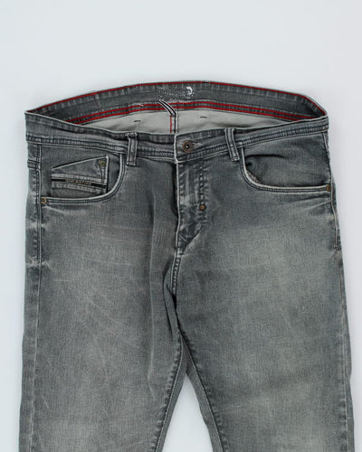 Vintage Y2K Diesel Slim Fit Grey Wash Jeans - W36 L29