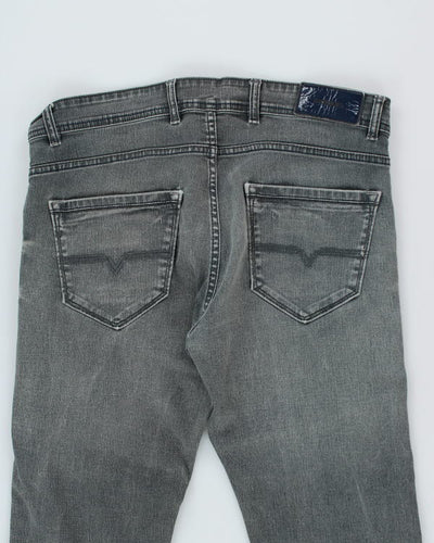 Vintage Y2K Diesel Slim Fit Grey Wash Jeans - W36 L29