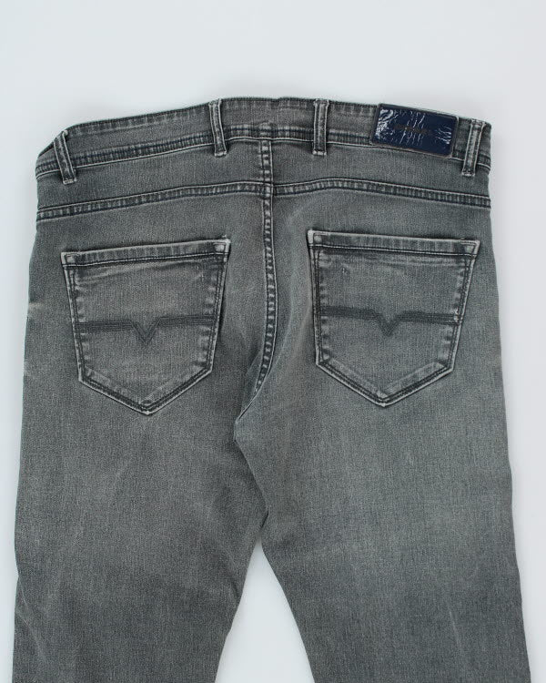Vintage Y2K Diesel Slim Fit Grey Wash Jeans - W36 L29