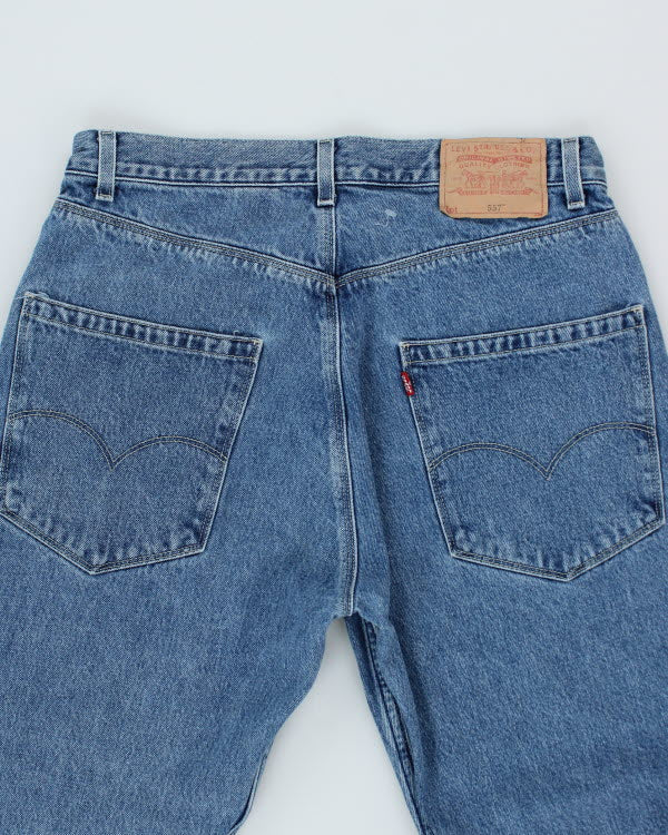 Levi's 557 relaxed boot cut jeans clearance