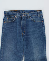 Vintage 80's Levi's 505 Orange Tab Jeans - W32 L31