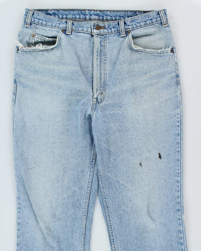 Vintage 80's Levi's 619 Bootcut Orange Tab Jeans - W34 L28