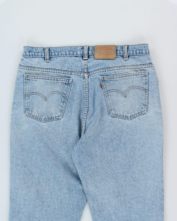 Vintage 80's Levi's 619 Bootcut Orange Tab Jeans - W34 L28