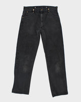 Vintage 90's Key Baggy Grey Stone Wash Jeans - W32 L29