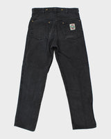 Vintage 90's Key Baggy Grey Stone Wash Jeans - W32 L29