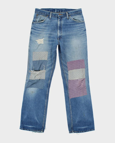 Vintage Customised Distressed Denim Jeans - W32 L30