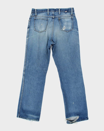 Vintage Customised Distressed Denim Jeans - W32 L30