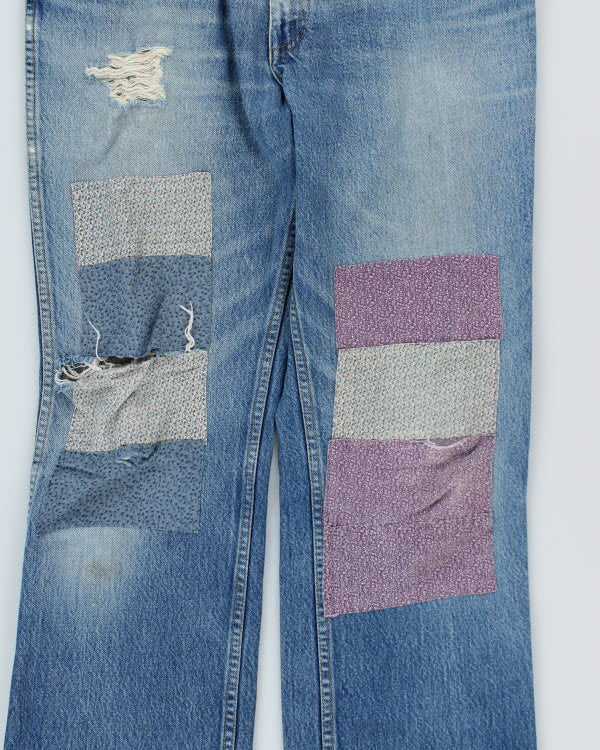 Vintage Customised Distressed Denim Jeans - W32 L30
