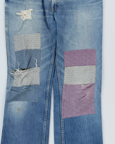 Vintage Customised Distressed Denim Jeans - W32 L30