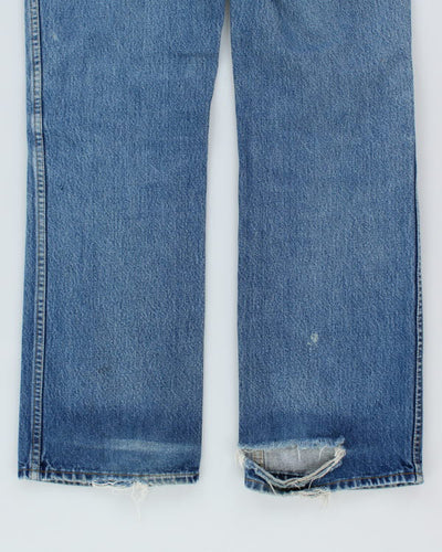 Vintage Customised Distressed Denim Jeans - W32 L30