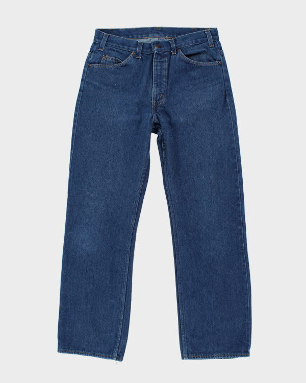 Vintage 90s Straight Leg Dark Wash Denim Jeans - W30 L29