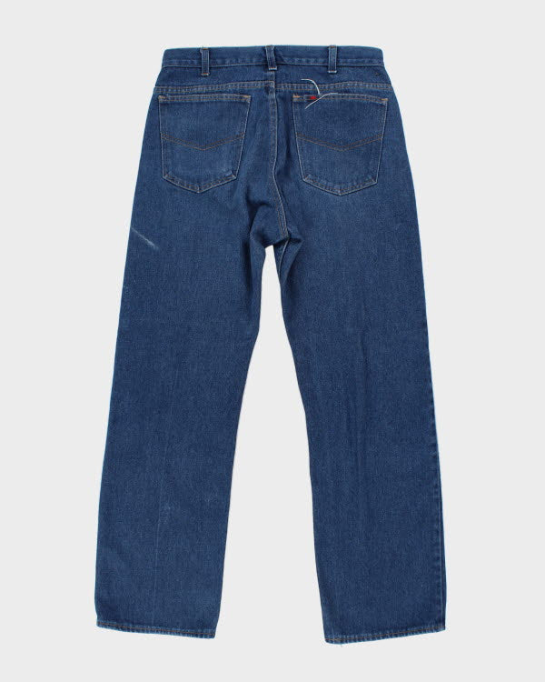 Vintage 90s Straight Leg Dark Wash Denim Jeans - W30 L29