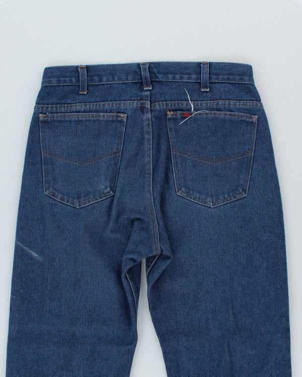 Vintage 90s Straight Leg Dark Wash Denim Jeans - W30 L29