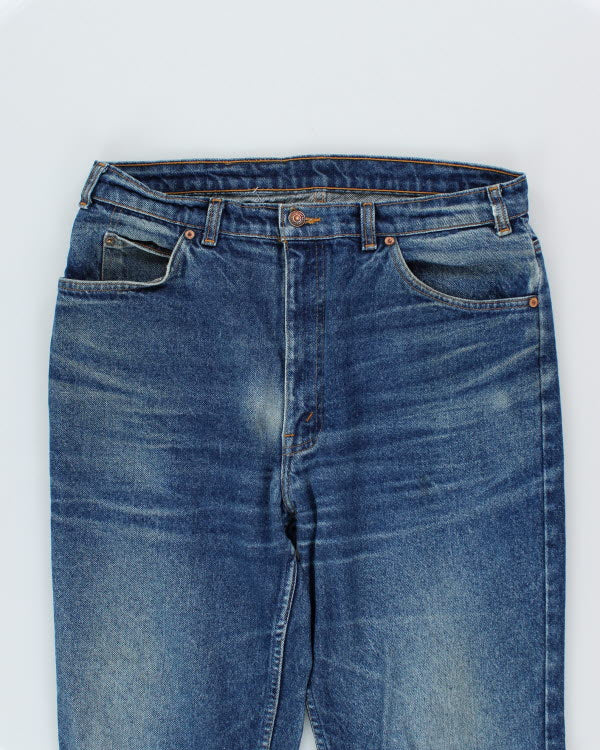 Vintage 80's Levi's Orange Tab 619 Straight Leg Denim Jeans - W34 L29