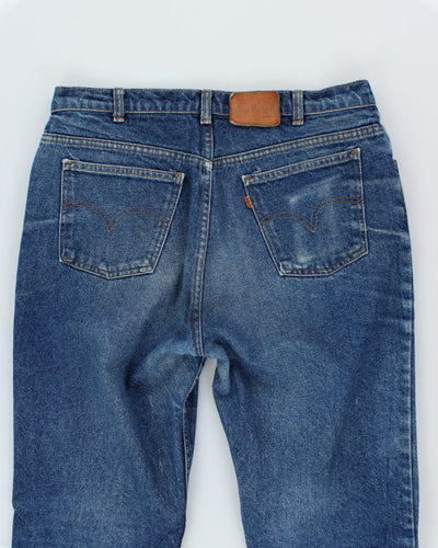 Vintage 80's Levi's Orange Tab 619 Straight Leg Denim Jeans - W34 L29