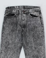 Vintage Levi's 501 Acid Wash Jeans - W34 L30