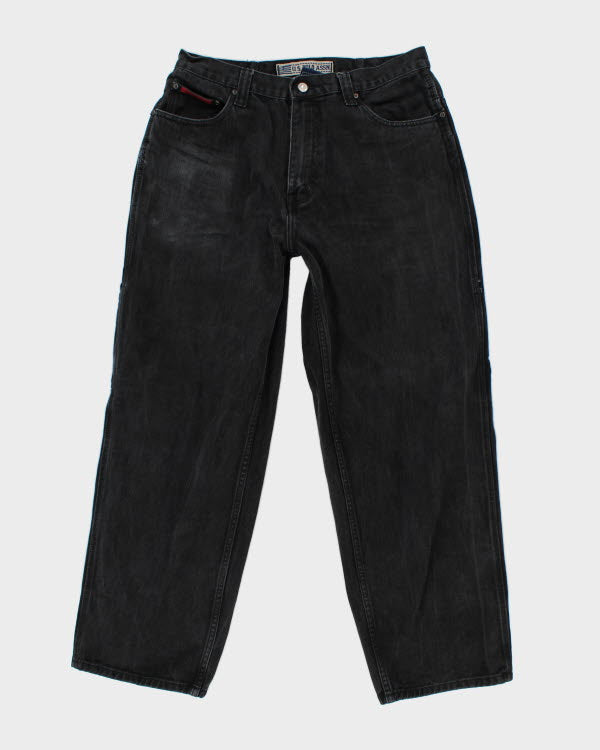 Vintage Polo Assn Baggy Black Jeans - W32 L29