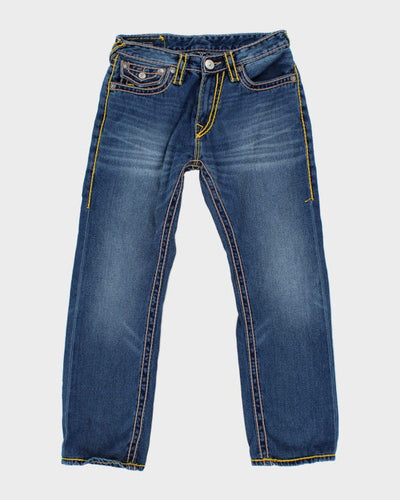 Vintage Y2K True Religion Dark Wash Straight Leg Jeans - W32 L27