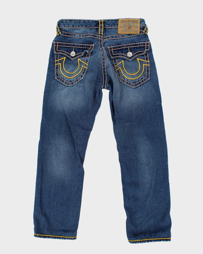 Vintage Y2K True Religion Dark Wash Straight Leg Jeans - W32 L27