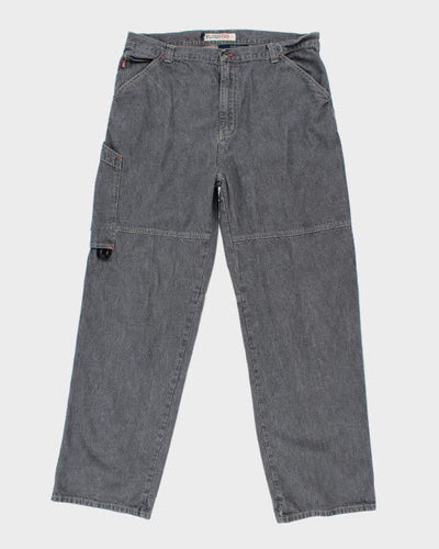 Vintage 90's Plugg Wide Baggy Jeans - W36 L31