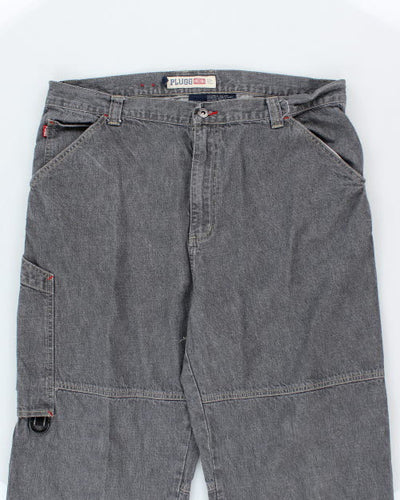 Vintage 90's Plugg Wide Baggy Jeans - W36 L31