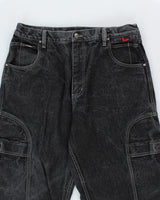 Vintage 90's Fubu Wide Leg Cargo Jeans - W36 L32