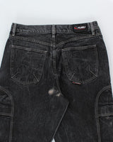 Vintage 90's Fubu Wide Leg Cargo Jeans - W36 L32