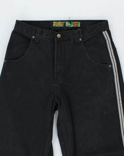 Vintage Ribeez Striped Wide Leg Jeans - W30 L31