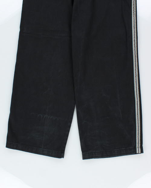 Vintage Ribeez Striped Wide Leg Jeans - W30 L31