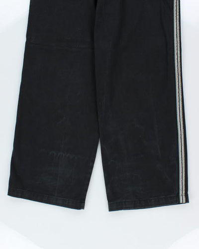 Vintage Ribeez Striped Wide Leg Jeans - W30 L31