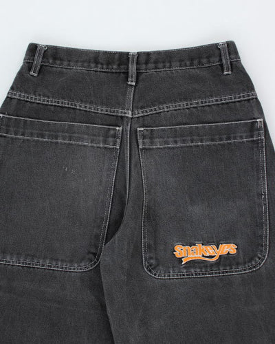 Vintage 90's Ultra Wide Leg Snake Eyes Jeans - W28 L25