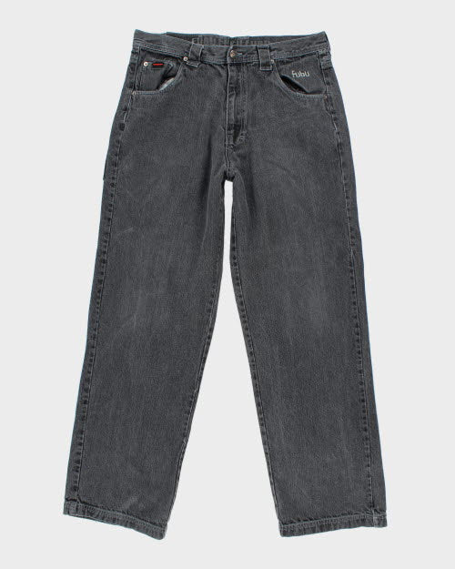 Vintage 90's Baggy Fubu Embroidered Jeans - W34 L30