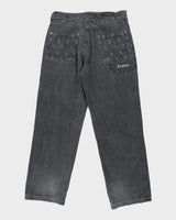 Vintage 90's Baggy Fubu Embroidered Jeans - W34 L30
