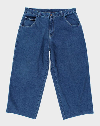Vintage 90's Flip Flop Ultra Wide Leg Embroidered Jeans - W38 L27