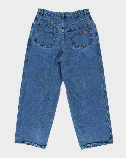 Vintage 0Three Wide Leg Denim Jeans - W34 L29