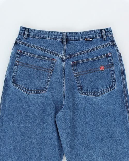 Vintage 0Three Wide Leg Denim Jeans - W34 L29
