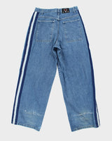 Vintage DLUX Wide Leg Denim Jeans - W32 L32