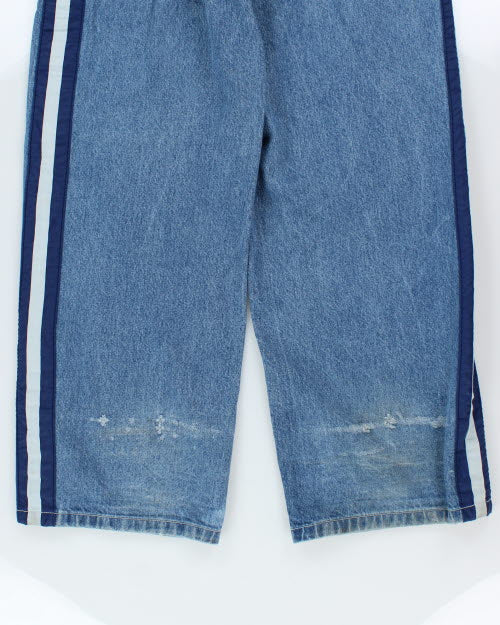 Vintage DLUX Wide Leg Denim Jeans - W32 L32