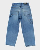 Vintage Y2K Raw Edge Wide Leg Denim Jeans - W33 L29