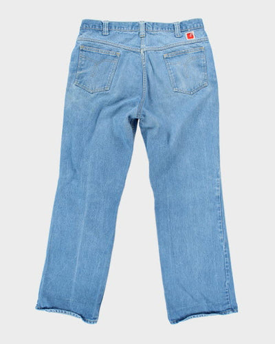 Vintage 1970's GWG Light Wash Selvedge Jeans - W34 L30
