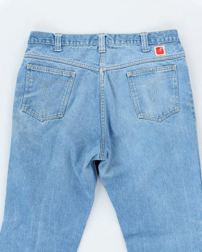 Vintage 1970's GWG Light Wash Selvedge Jeans - W34 L30