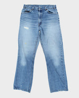 Vintage 1980's Levi's Orange Tab Wide Leg Denim Jeans - W33 L32