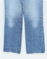 Vintage 1980's Levi's Orange Tab Wide Leg Denim Jeans - W33 L32