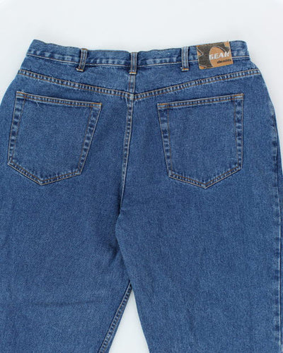 Vintage Gear Baggy Wide Leg Denim Jeans - W36 L31