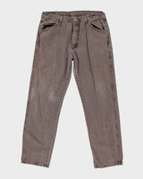 Vintage Wrangler Brown Relaxed Fit Jeans - W34 L31