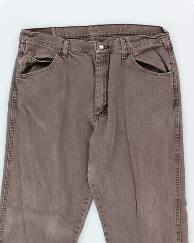 Vintage Wrangler Brown Relaxed Fit Jeans - W34 L31