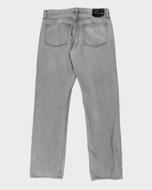 Vintage Burberry Brit Straight Fit Grey Wash Jeans - W34 L33