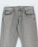 Vintage Burberry Brit Straight Fit Grey Wash Jeans - W34 L33